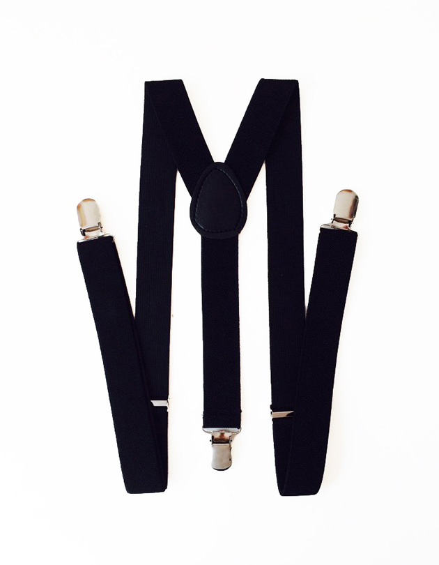Suspenders in Black